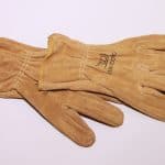 New leather welding gloves