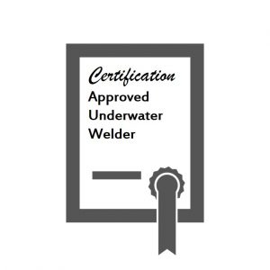 certificate for underwater welder