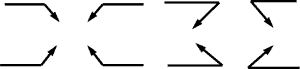 Orientation of arrows in welding symbol